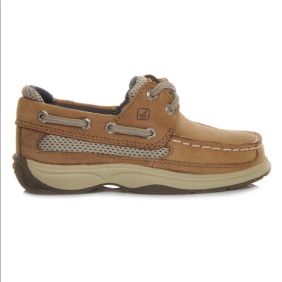 BOYS' SPERRY TODDLER LANYARD BOAT SHOES - Picture 1 of 7